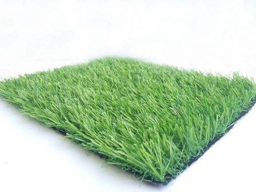 cỏ nhân tạo sân vườn 2cm xanh đậm