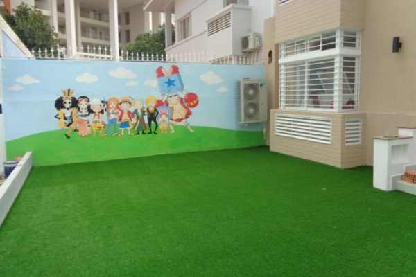 cỏ nhân tạo sân chơi trẻ em